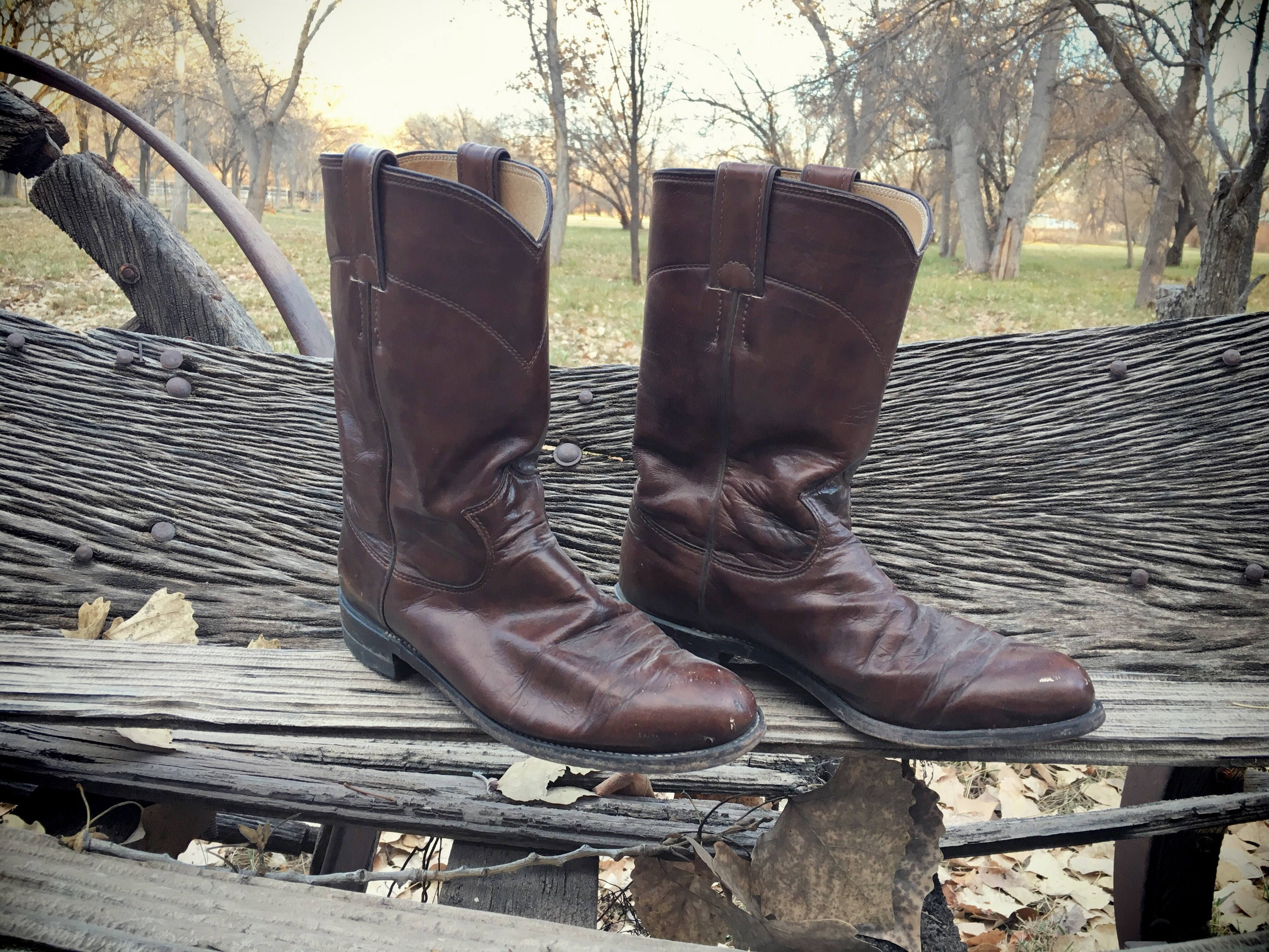 Vintage Cowboy Boots Women Size 7 Justin Roper Cowgirl Boots, Western Boots