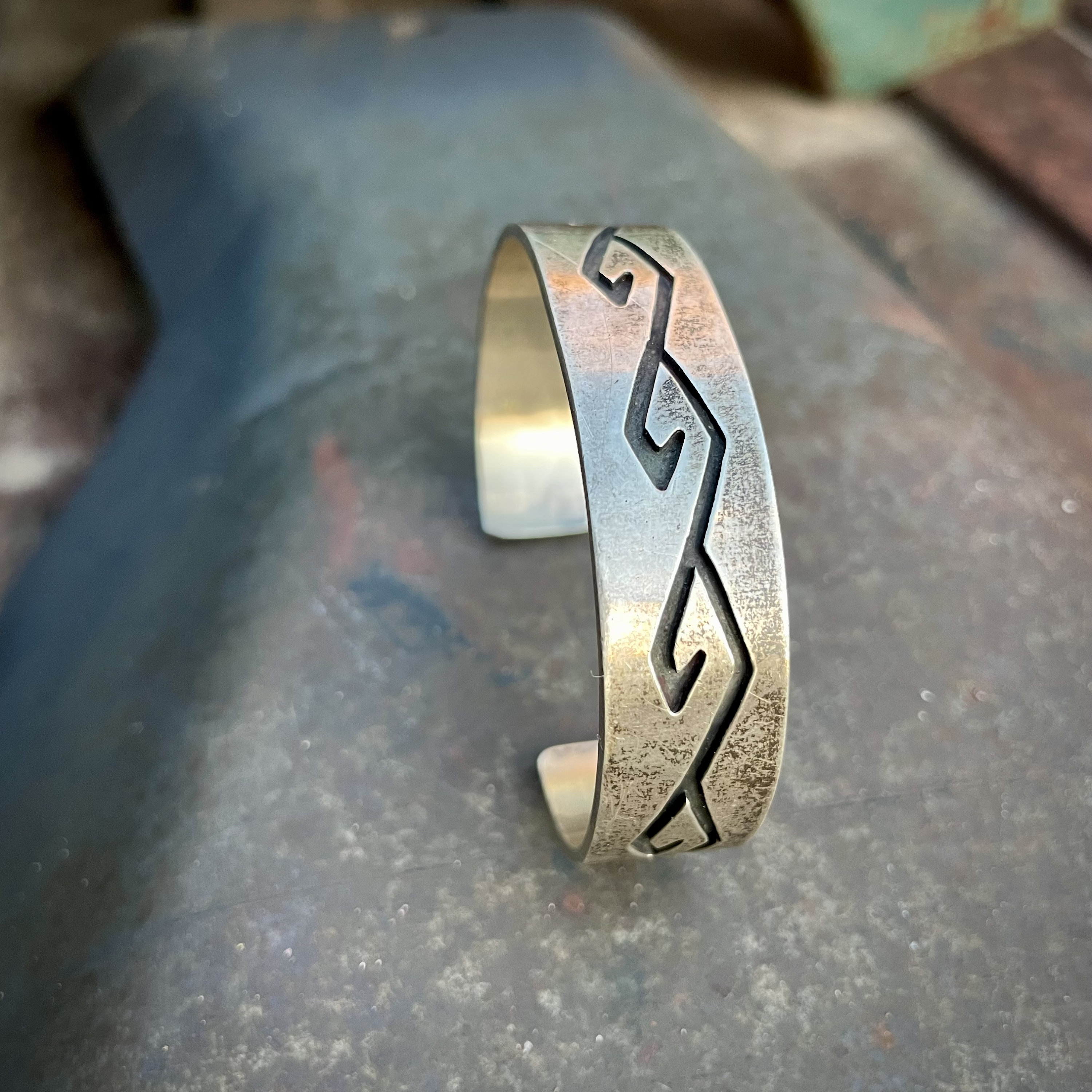 One Of The Most Unique Ever Vintage Native American Hopi Sterling Silver Bracelet One Of The Most Unique Ever Vintage Native American Hopi Sterling Silver Bracelet