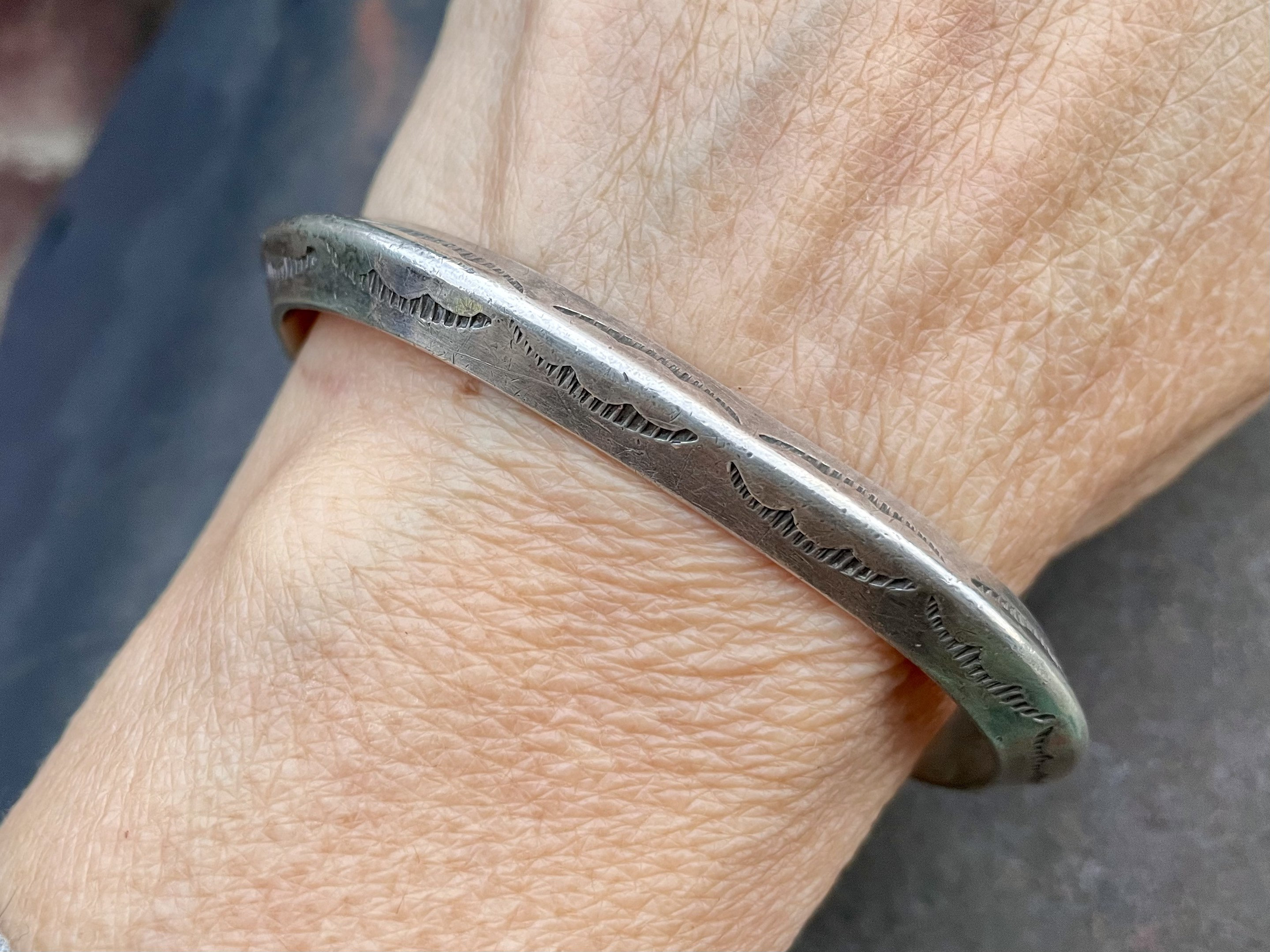 Early Vintage Navajo Hand Forged Ingot Native American Jewelry Silver Heavy Native American Jewelry Silver Bracelet Old Early Vintage Navajo Hand Forged Ingot Native American Jewelry Silver Heavy Native American Jewelry Silver Bracelet Old