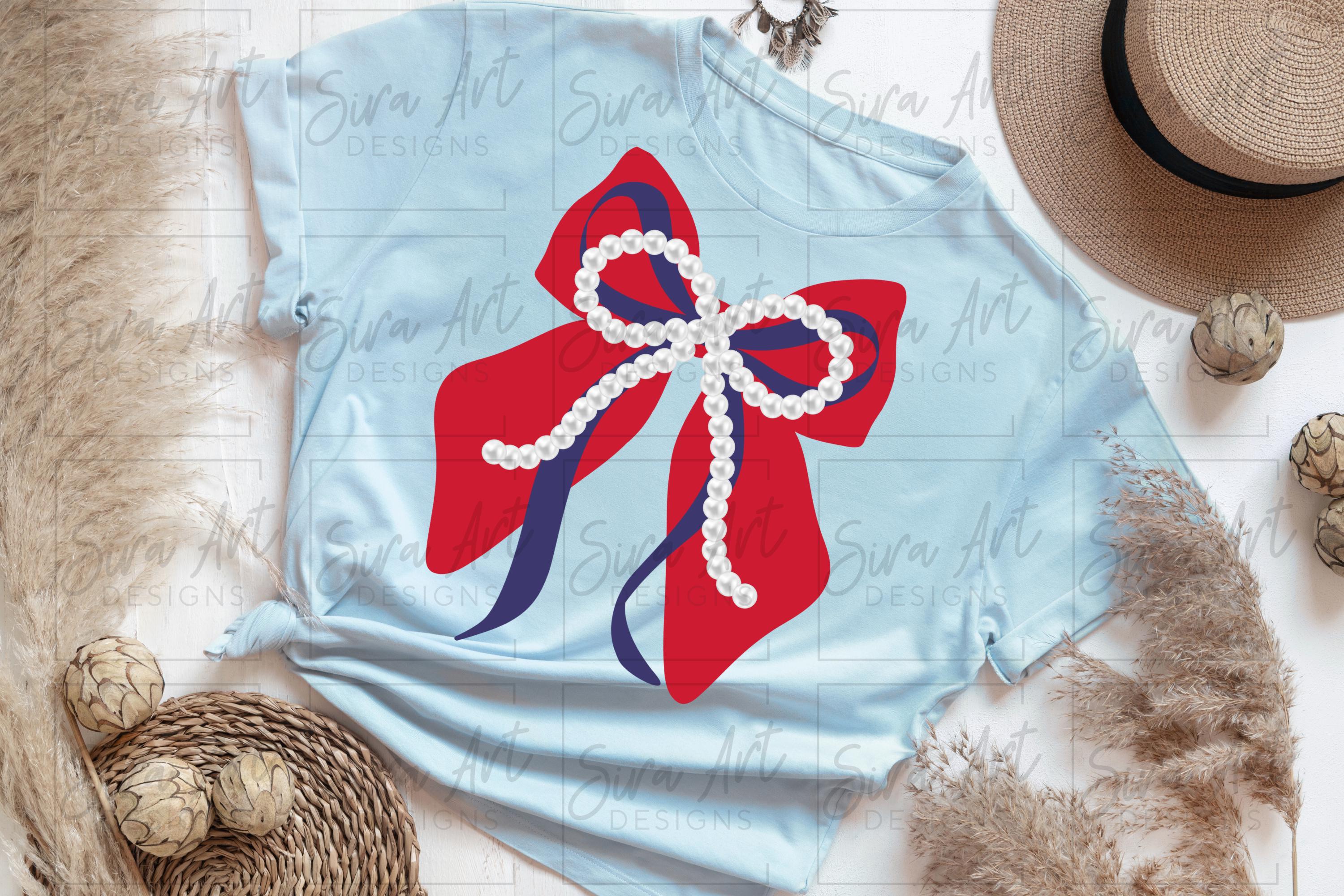 USA Flag Coquette Bow PNG, 4th of July Sublimation Clipart Bundle ...