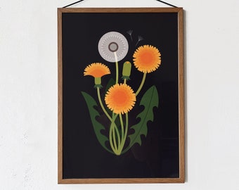 A3 Dandelion (Black)