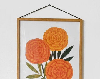 A3 Marigold Print