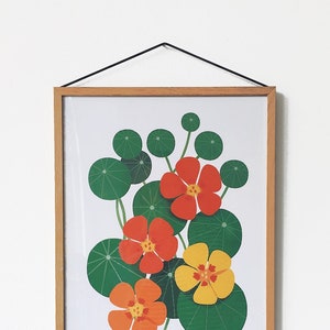 A3 Nasturtium Print image 1