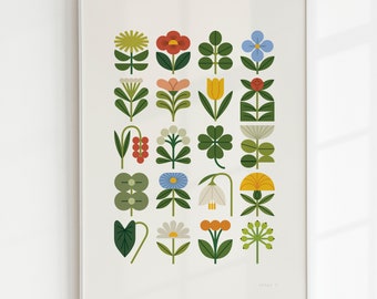 A3 Stems Giclee Print