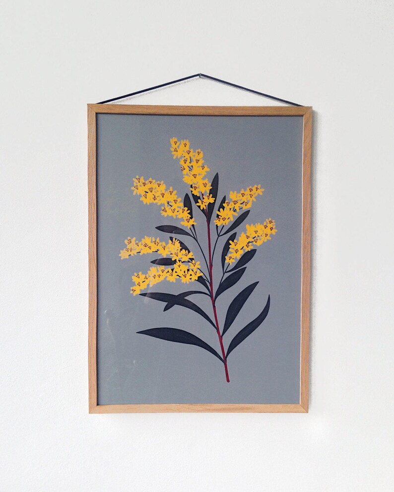 A3 Goldenrod Print image 2