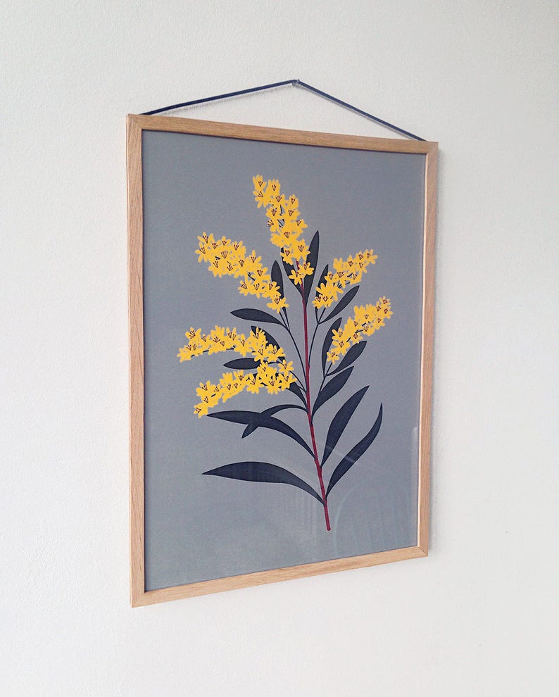 A3 Goldenrod Print image 3