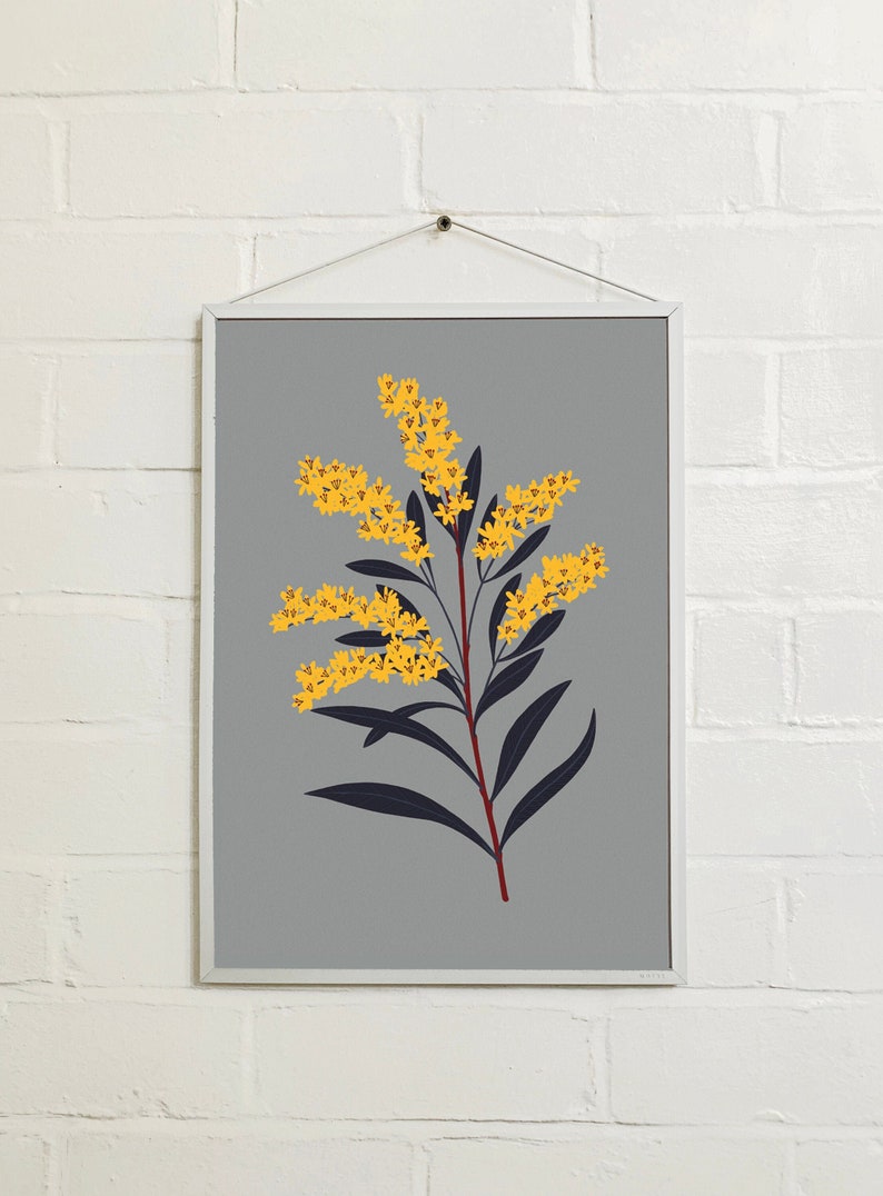 A3 Goldenrod Print image 1