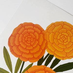 A3 Marigold Print image 4