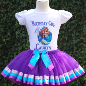 Mermaid Inspired Tutu Set, Custom Tutu Outfit