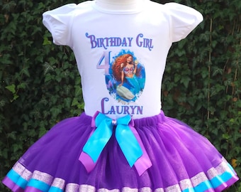 Mermaid Inspired Tutu Set, Custom Tutu Outfit