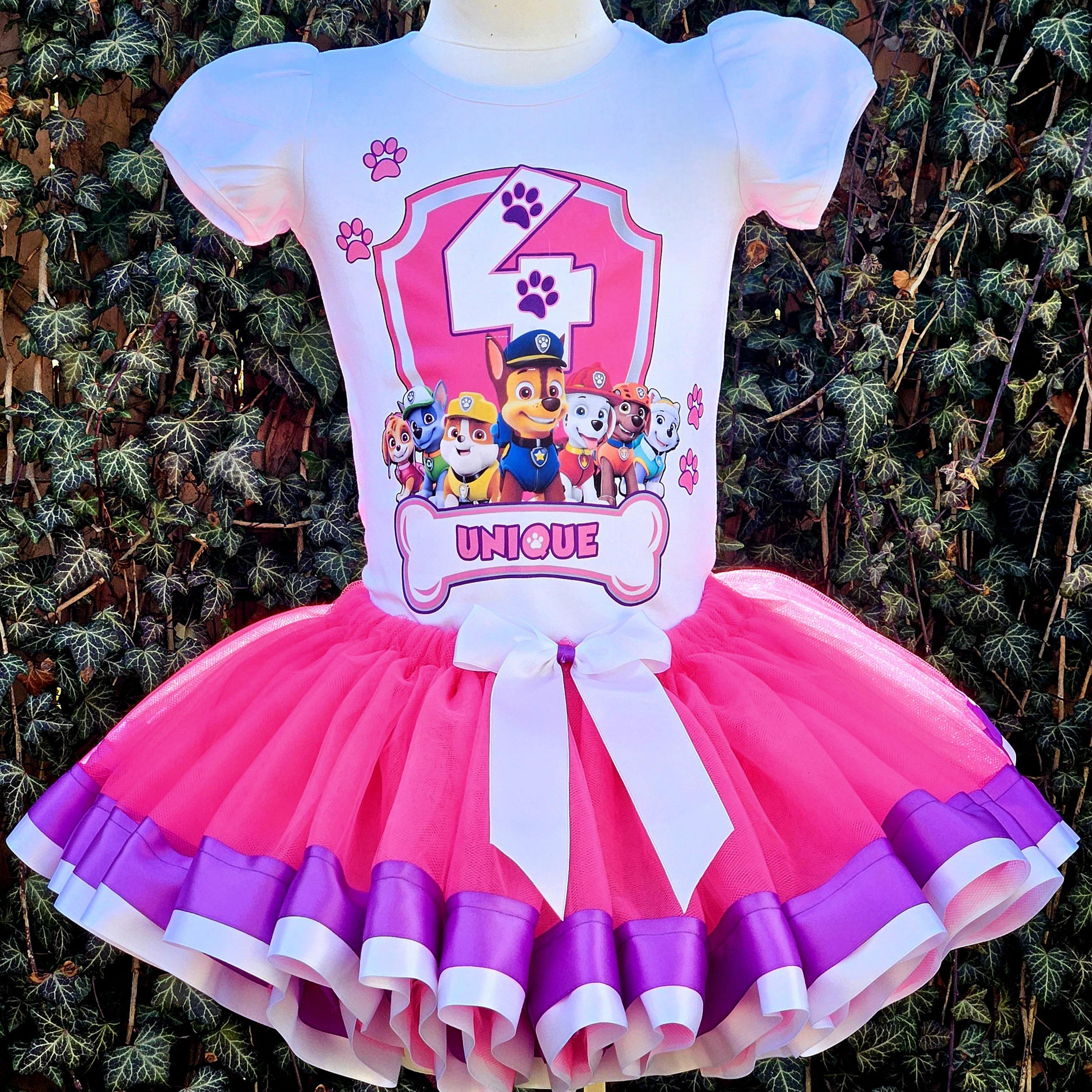 Dress Vestido De Everest Paw Patrol Outfit Vestido Skye Paw Patrol
