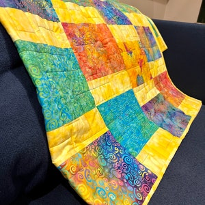 Modern Throw Quilt