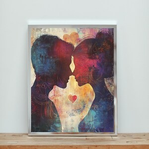 Love | Heart | Valentines Day Printable Wall Art | Cute Art | Romantic Art | Wall decor | Digital Download