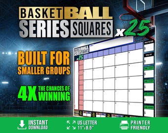 Caja de 25 fichas de baloncesto (edición de 4 juegos)