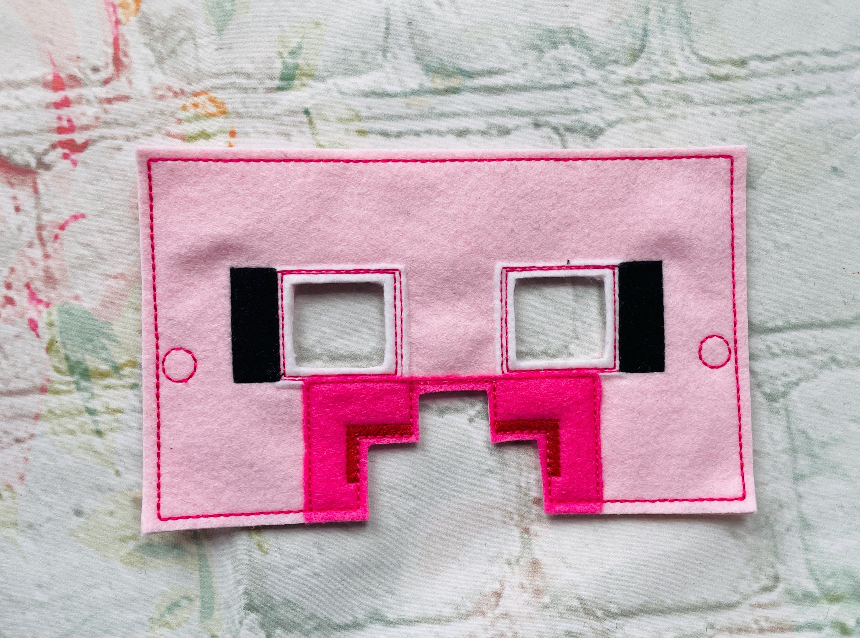 Handmade Block Head Character Felt Face Masks - Etsy