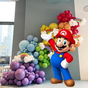 Mario Bros Dekoration, Figur, Figur, Geburtstagsdeko
