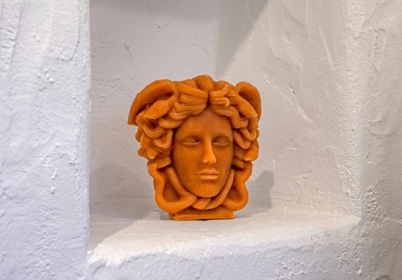 Medusa Candle: Ocean Scented Soy Wax Candle, Greek Mythology Decor