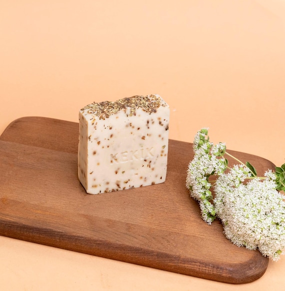 Handmade Thyme Soap Bar: Natural Vegan Herbal Cleanser