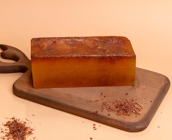 Handmade Saffron Soap Bar: Natural Vegan Skincare