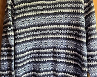 Vtg Tommy Hilfiger women's Sweater Fair Isle sz xl