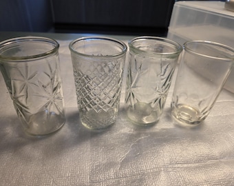 Vtg juice glasses 4 pre owned