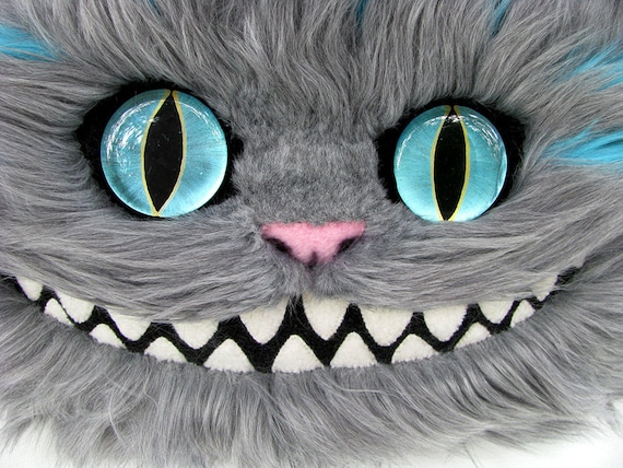 Cheshire Cat Head Decorative Pillow 16