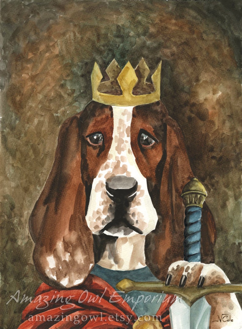 11x14 Custom Dog Portrait in Watercolor image 2