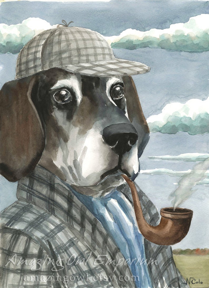 11x14 Custom Dog Portrait in Watercolor image 4