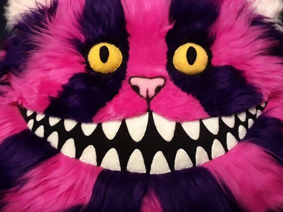 チェシャ猫のピンクと紫のショルダーバッグ - Etsy 日本