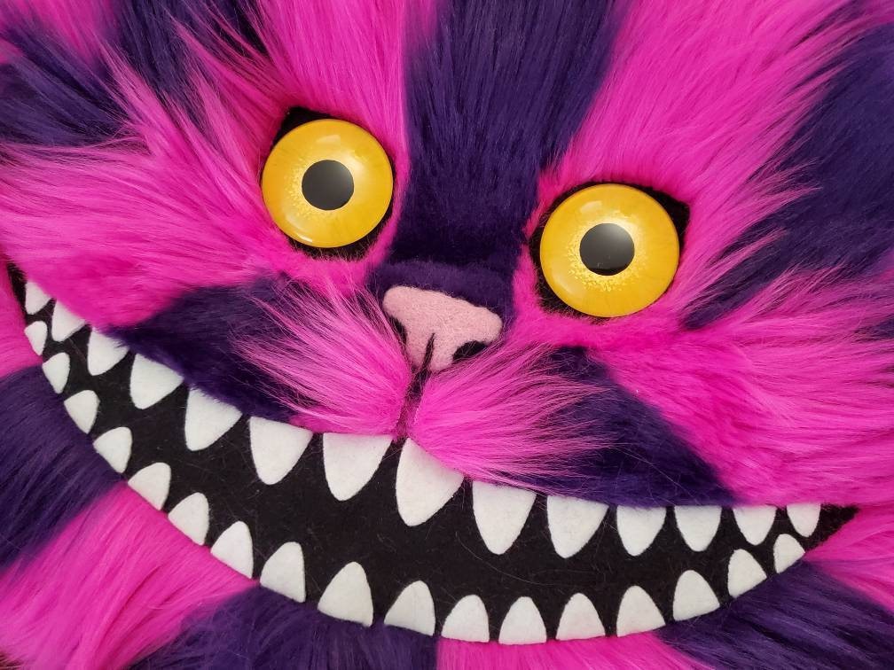 Cheshire Cat Head Decorative Pillow 16