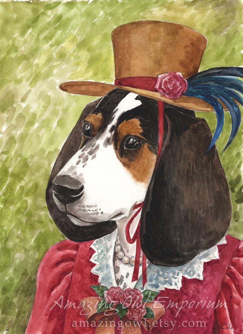 11x14 Custom Dog Portrait in Watercolor image 3