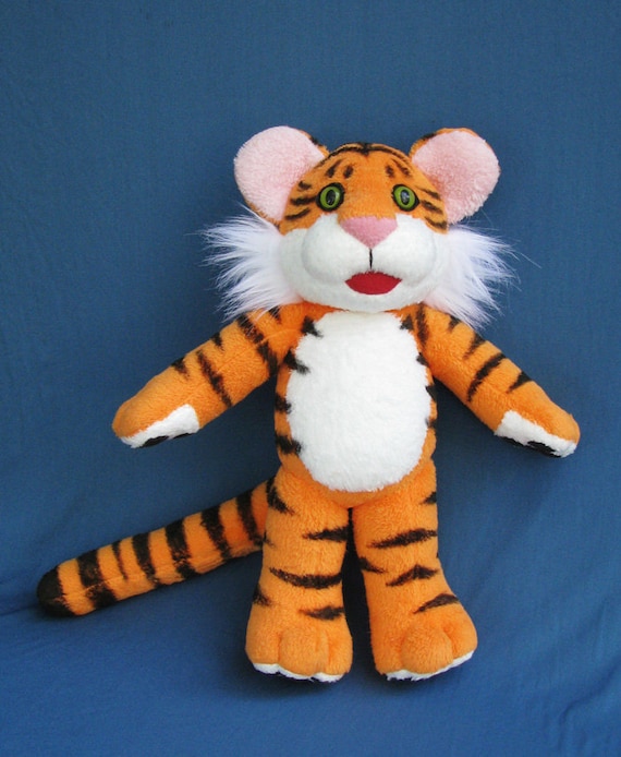 Rugby Tiger Plush Etsy