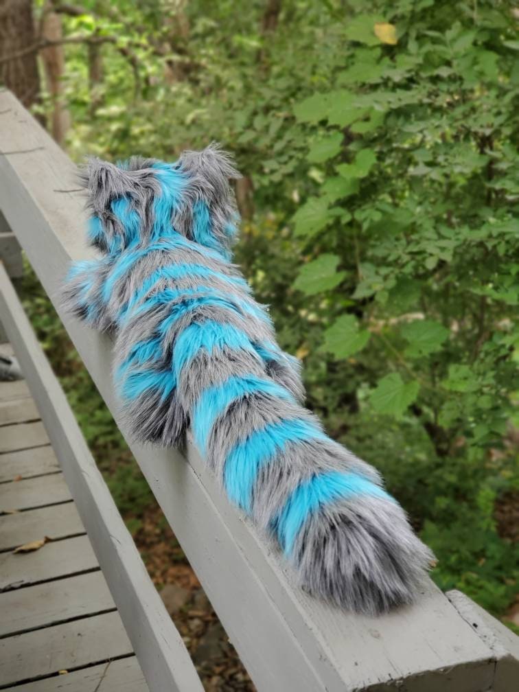 Blue cheshire outlet cat stuffed animal