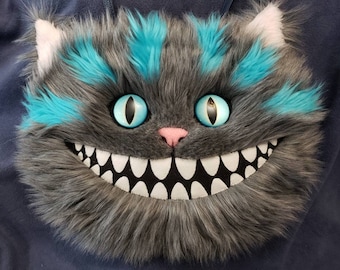 Cheshire Cat Head Decorative Pillow 16"