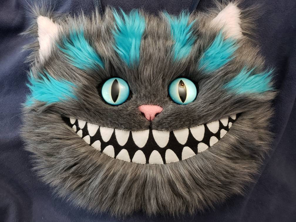 Cheshire Cat Head Decorative Pillow 16