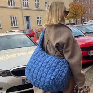 Nouveau sac nuage plié souple bulles plissé sacs à bandoulière sac boulette grande capacité sac fourre-tout en coton sac à main sous les bras femme