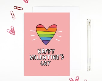Happy Valentine's Gay Valentine Card