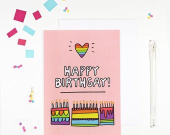 Happy Birthgay Gay Birthday Card