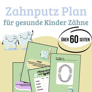Plan szczotkowania zębów dla dzieci – spersonalizowany, codzienny planer rutynowy na poranek, południe, wieczór, lista kontrolna i lista rzeczy do zrobienia