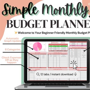 Simple Monthly Budget Planner