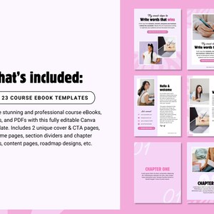 Course Creator Template Bundle, Google Docs Workbook Template, Ebook ...