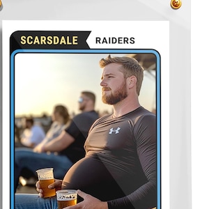 Fan-Sammelkarte | Retro Sport-Karte | Topps Karte | Lacrosse-Karte | Vitrinenkarte | Benutzerdefinierte Sportkarte | Sammler Karte | Erstelle eine Karte