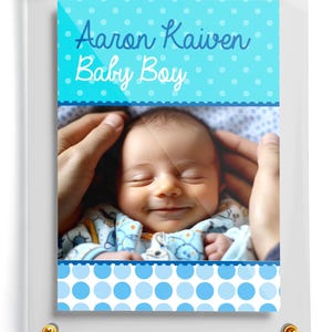 Babyblauwe kaart | Kaart ooievaar baby | Verrassingsbabykaart | Cadeaukaart moeder baby | Newborn-ruilkaart | Aangepaste kinderkaart | Kleurrijke babykaart