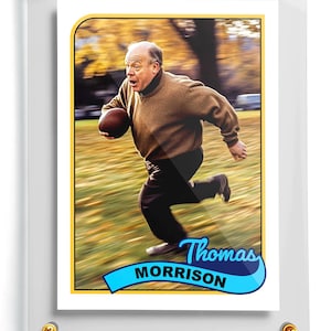 Tarjeta coleccionable deportiva / Tarjeta de regalo personalizada / Crear tarjeta de juego / Tarjeta de estadísticas personalizada / Tarjeta divertida para papá / Tarjeta divertida para esposa / Tarjeta de fútbol