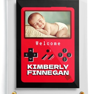 Babyruilkaart | Kaarthouder + strijkijzerstandaard | Nieuwe babyaankondiging | Cadeau liefdevolle moeder | Aangepaste kaart voor baby | Leuke babykaart | Babyspelkaart