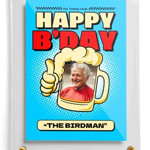 Cartão de bebida para fãs | Cartão de aniversário divertido | Cartão de aniversário personalizado | Cartão de cerveja de aniversário | Cartão de jogo de bebida | Presente de aniversário personalizado | Cartão especial