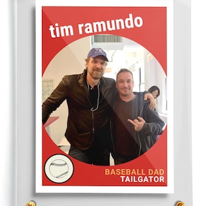 Carta MLB personalizzata / Carta da collezione retrò / Carta per tifosi di baseball / Regalo di baseball personalizzato / Regalo sportivo personalizzato / Regalo di compleanno personalizzato / Carta da baseball