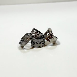 Mystery Spoon Ring Set of 4 | Vintage Spoon Ring | Silver Spoon Ring | Stainless Steel Ring | Handmade Ring