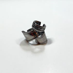 Mystery Spoon Ring Set of 3 | Vintage Spoon Ring | Silver Spoon Ring | Stainless Steel Ring | Handmade Ring
