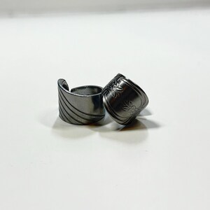 Mystery Spoon Ring Set of 2 | Vintage Spoon Ring | Silver Spoon Ring | Stainless Steel Ring | Handmade Ring